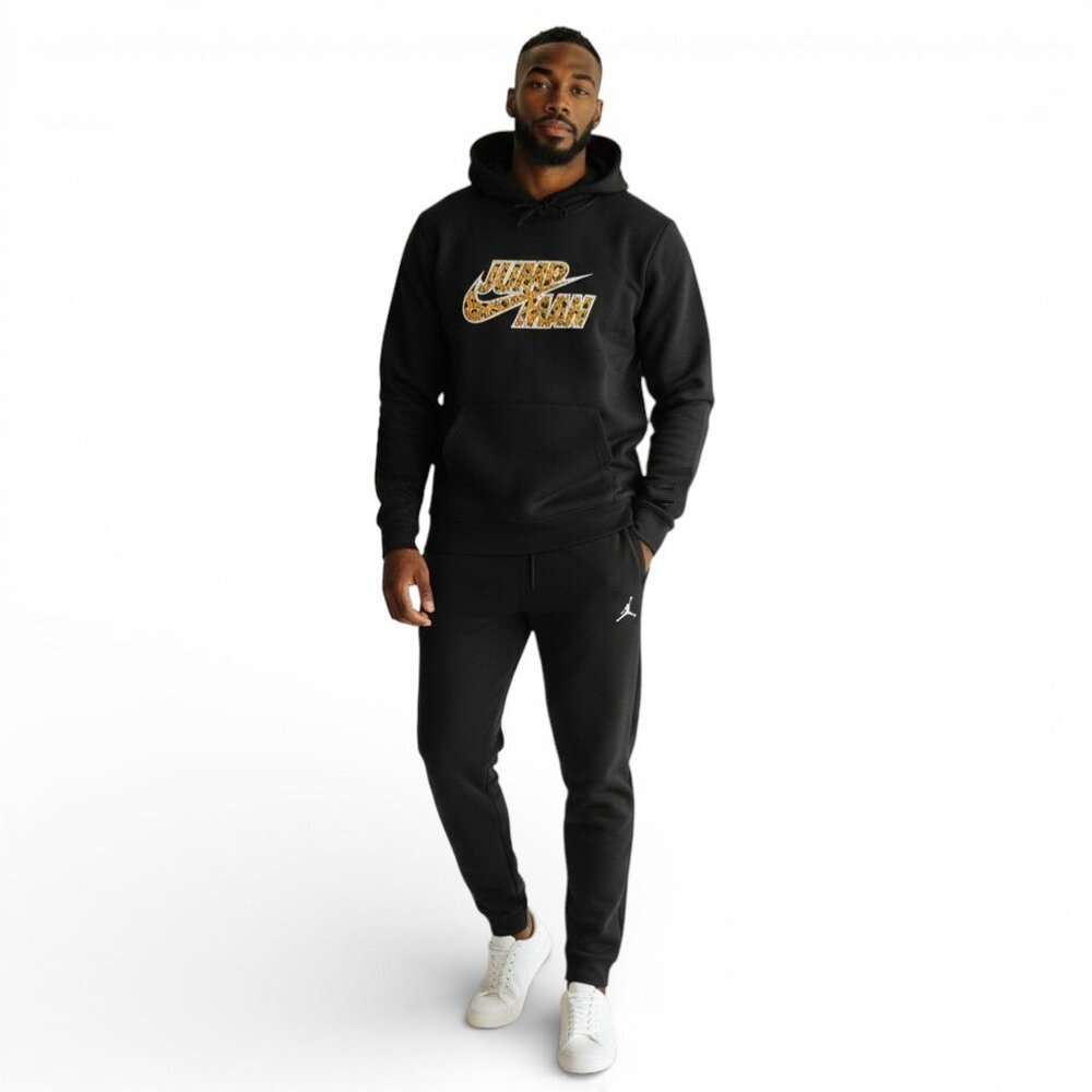 Nike Air Jordan Men's Jumpman Sweatsuit 2 Piece Matching Fleece Tracksuit NWT